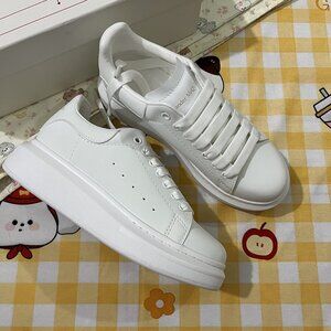 Alexander Mcqueen White Platform Sneakers
